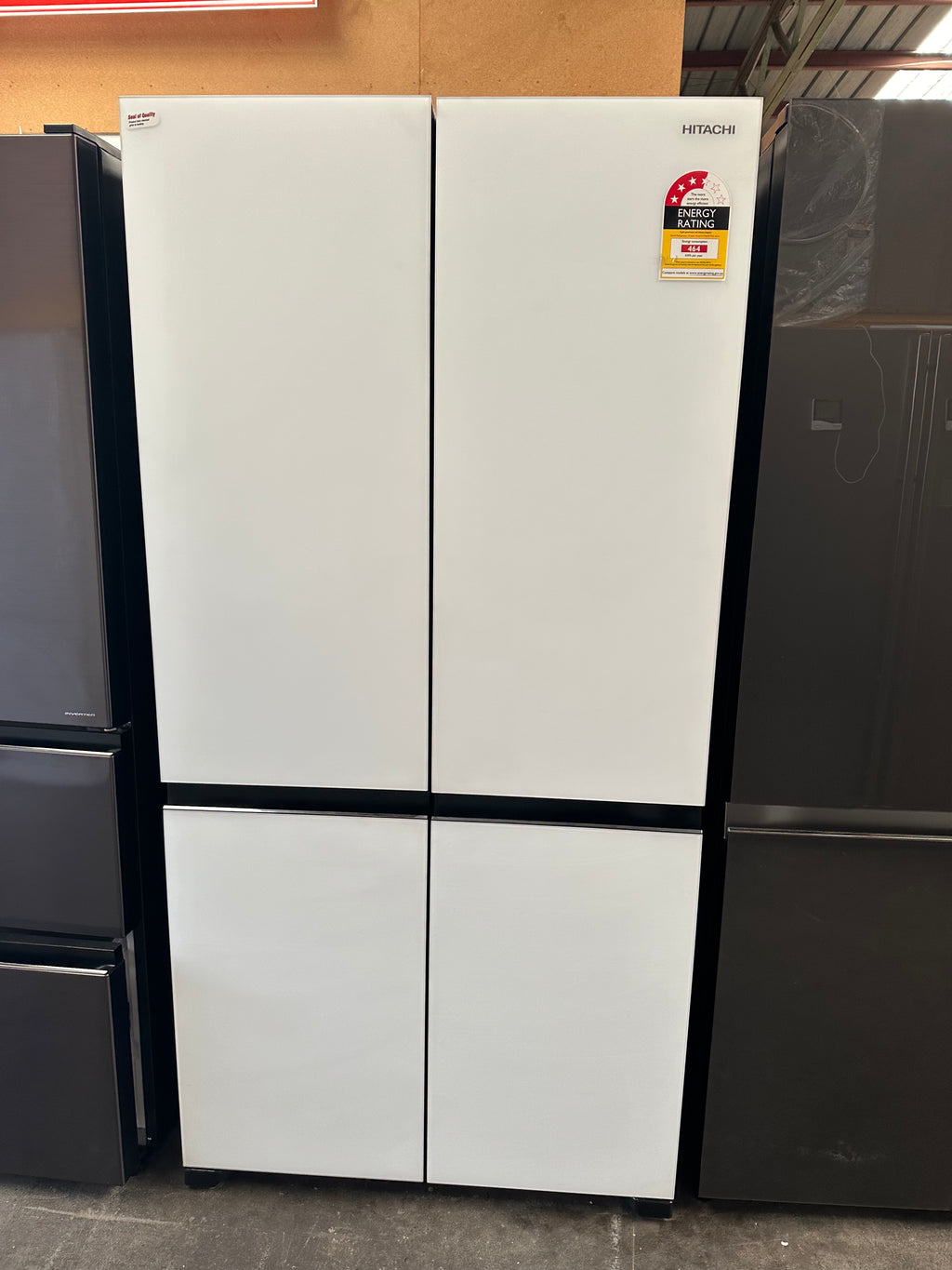 *Current Model* Hitachi 638L RWB640VT0XMGW 4 Door French Door Fridge