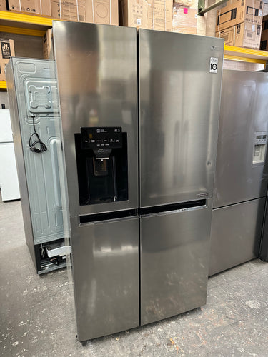* Non Plumbed *  LG Stainless Steel 668L Side by Side Refrigerator [Refurbished]