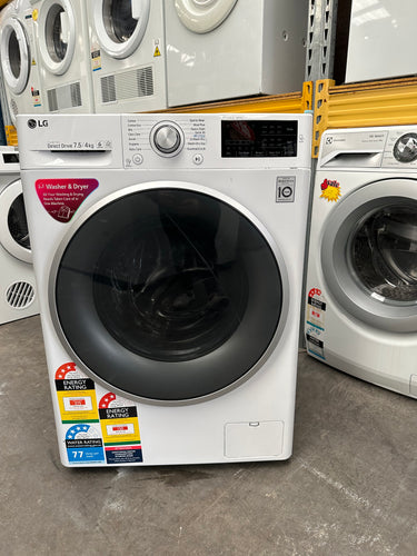 LG 7.5kg/4kg Washer Dryer Combo with 6 Motion Direct Drive [12 Months Warranty ]