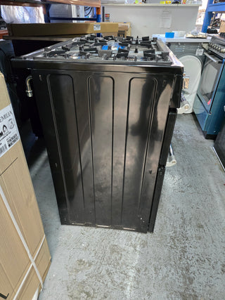 *Current Model* Beko 90cm Multifunction Dual Fuel Black Freestanding Oven/Stove BRC916GMB [Factory Second]