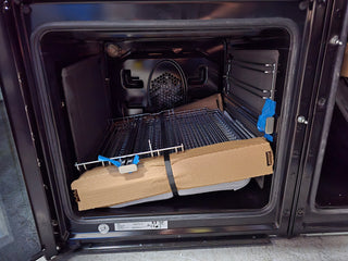*Current Model* Beko 90cm Multifunction Dual Fuel Black Freestanding Oven/Stove BRC916GMB [Factory Second]
