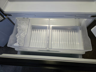 Fisher & Paykel Series 7 569L French Door Refrigerator with Ice and Water Black Stainless Steel RF610ANUB5 [Factory Second]