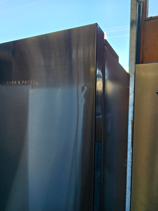 Fisher & Paykel Series 7 569L French Door Refrigerator with Ice and Water Black Stainless Steel RF610ANUB5 [Factory Second]