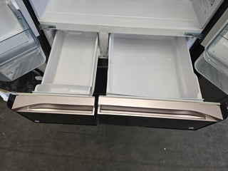 *Made in Japan* Hitachi 615L Black Glass Finish French Door Fridge RWX620KAXK [Factory Second]