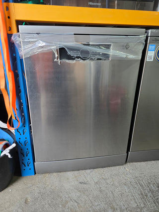 *Current Model - Made in Europe* Beko BDFB1630X 16 Place Setting Freestanding Dishwasher (Platinum Steel) [Carton Damaged]