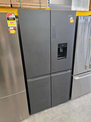 *Current Model* Haier HRF580YHC 508L Quad Door Fridge (Black) [Factory Second]
