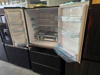 *Made in Japan* Hitachi RZX740XKAX Mirror Glass French Door Fridge with Non-Plumbed Ice Maker [Carton Damaged]