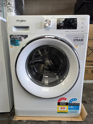 *Ex-Display* Whirlpool 10kg FreshCare+ Front Load Washing Machine FDLR10250 [5 Years Warranty]