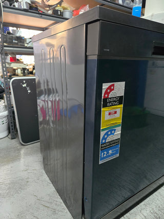 *Factory Secod - Made in Europe* Tisira 60cm 13 Place Black/Dark Inox Freestanding Dishwasher TDW13BE [3 Years Warranty]