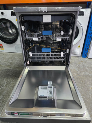 *Current Model - Made in Europe* Beko BDFB1630X 16 Place Setting Freestanding Dishwasher (Platinum Steel) [Factory Second]