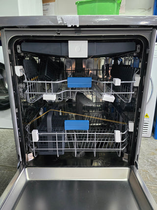 *Current Model - Made in Europe* Beko BDFB1630X 16 Place Setting Freestanding Dishwasher (Platinum Steel) [Factory Second]