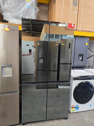 *Current Model *Hitachi 638L French Door Non Plumbed Refrigerator - Mirror Glass RWB640VT0XMIR  [Factory Second]
