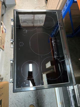 *Amazing Value* Beko 90 cm Black Induction Multi Door Freestanding Oven BRC916IMB [Factory Second]