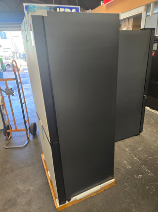 *Current Model* Hitachi 569L RWB640VT0X-1MGW Fridge with Non-Plumbed Ice Maker - Glass Matte White [Carton Damaged] - DMS Appliances