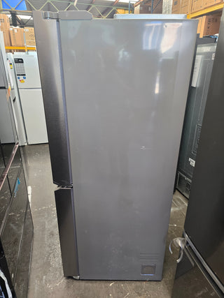 *Current Model* Haier 623L Quad Door Refrigerator Satina Silver HRF680YS [Factory Second] - DMS Appliances