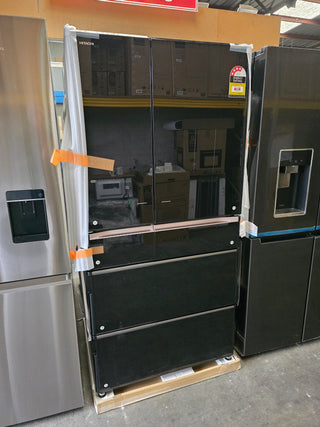 *Made in Japan* Hitachi 735L Black Glass finish R-ZX740RA Non Plumbed Refrigerator [Factory Second]