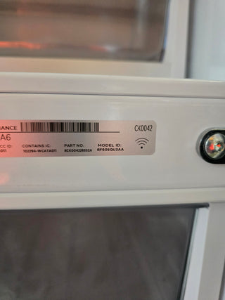 Fisher & Paykel Series 7 538L Quad Door Refrigerator with Ice and Water Black Stainless Steel RF605QNUVB1 [Factory Second]