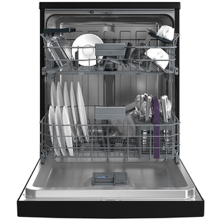 *Brand New* Beko 60cm Freestanding Dishwasher 14 Place Black BDFB1430B [5 Years Warranty]