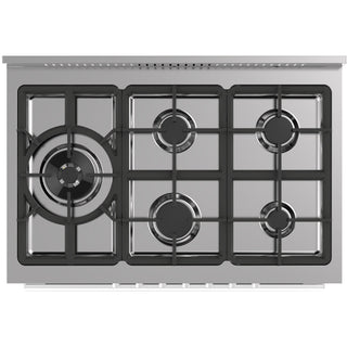 *Clearance - Made in Italy* Glem Gas 90cm Premium Matt Black Gas Freestanding Cooker GS965GGMB [2 Years Warranty]