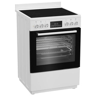 *Brand New* Beko 60cm White Electric Freestanding Oven With Ceramic Cooktop BFCB60VMW [5 Years Warranty]]