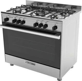 *Current Model* MADE IN ITALY  Glem 90cm FreeStanding Gas Oven & Cooktop / Electric Grill GB965GG [Carton Damage]]