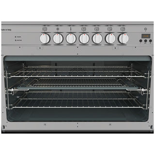 *Clearanace - Made in Italy* Glem Gas 90cm Premium Freestanding Dual Fuel Cooker - Matte Black GS965GEMB [2 Years Warranty]
