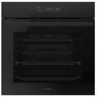 *Curent Model* Haier 60cm 500 Series Built-in Pyrolytic Oven with Steam Assist Black HWO60S14TPB6 [Factory Second]