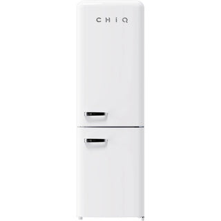 *Brand New* CHiQ CRBM227NW3 231L Retro Bottom Mount Fridge (White) [5 Years Warranty] - DMS Appliances