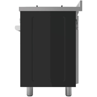 *Clearance - Made in Italy* Glem Gas 90cm Premium Matt Black Gas Freestanding Cooker GS965GGMB [2 Years Warranty]