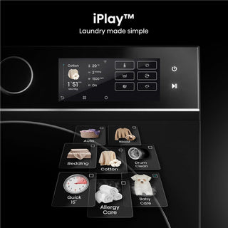 *Brand New* Hisense Series 8I 10kg TFT Front Load Washer Charcoal Black HWF8I1015BX [3 Years Warranty]