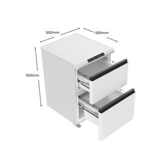 *Brand New* CHiQ CSH145NW 145L Frost Free Hybrid Fridge-Freezer(White) [5 Years Warranty]