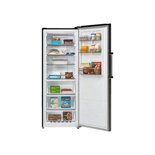 *Brand New* CHiQ 380L Hybrid Vertical Freezer Right Hinge Black Steel [5 Years Warranty] - DMS Appliances