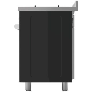Freestanding cooker made in Italy with electric oven and gas top