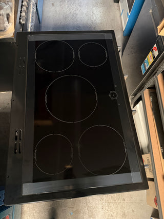 *Amazing Value* Beko 90 cm Black Induction Multi Door Freestanding Oven BRC916IMB [Factory Second]