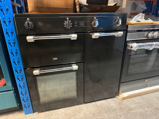 *Amazing Value* Beko 90 cm Black Induction Multi Door Freestanding Oven BRC916IMB [Factory Second]