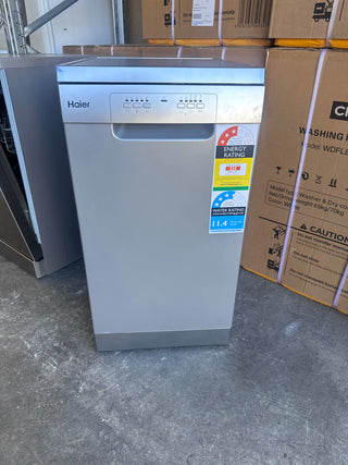 *Current Model* Haier 45cm Compact Freestanding Dishwasher Silver HDW10F1S1 [Factory Second]