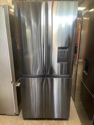 Current Model Fisher & Paykel Series 7 498L Quad Door Refrigerator Stainless Steel RF500QNUB1 [Factory Second]