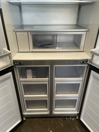 Current Model Fisher & Paykel Series 7 498L Quad Door Refrigerator Stainless Steel RF500QNUB1 [Factory Second]