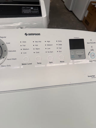 Simpson 9kg Top Loader [Refurbished]