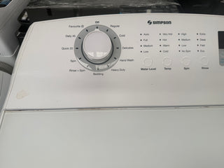 Simpson 9kg Top Loader [Refurbished]