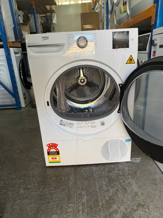 *Made in Europe* Beko 8kg Sensor Controlled Heat Pump Tumble Dryer BDPB8010W [Factory Second]