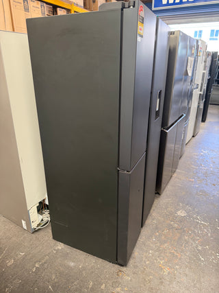 *Current Model* Haier 574L S+ Three Door Side by Side Fridge Satina Silver HRF575XS [Factory Second]