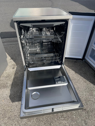 Haier 60cm Freestanding Dishwasher with Steam Satina Silver [Factory Second] MODEL HDW15F3S1