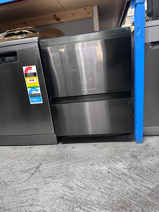 *Current Model* Fisher & Paykel Series 9 Contemporary Double DishDrawer Dishwasher Black Steel DD60D4NB9 [Factory Second]