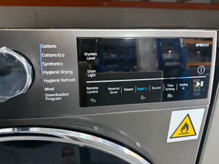 *Current Model* Beko 9KG Sensor Controlled WiFi Connected Hybrid Heat Pump Dryer with Steam BDPB904HG [Factory Second]