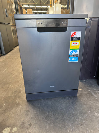 * Current Model *Haier 60cm 300 Series Freestanding Dishwasher Black HDW13F0B1 [Factory Second]
