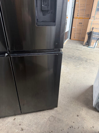 Fisher & Paykel Series 7 538L Quad Door Refrigerator with Ice and Water Black Stainless Steel RF605QNUVB1 [Factory Second]