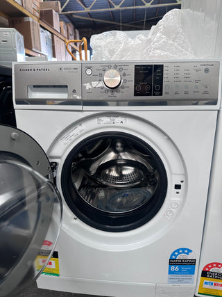 *Current Model* Fisher & Paykel WH1060P4 10kg Series 7 Front Load Washer with Steam Care (White) [Factory Second]