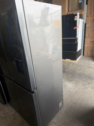 Fisher & Paykel Series 7 538L Quad Door Refrigerator with Ice and Water Black Stainless Steel RF605QNUVB1 [Factory Second]