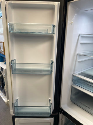 Hitachi 638L 4 RWB640VT0GBK Door French Door Fridge - Black Glass [Factory Second]